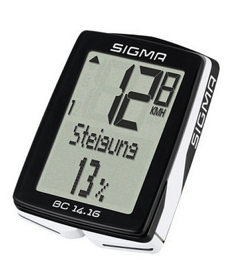 Sigma Удобный компьютер для велосипеда Sigma Bc 14.16, 01416