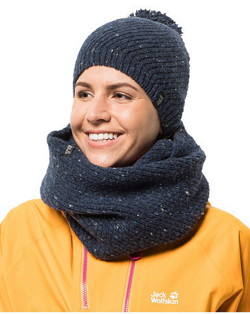 Jack Wolfskin Шапка стильная Jack Wolfskin Merino Cap Women