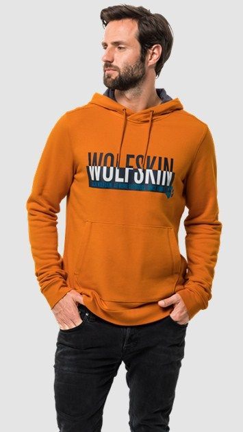 Jack Wolfskin Худи из хлопка Jack Wolfskin Slogan Hoody M