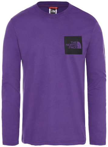 The North Face Футболка с логотипом на груди The North Face L/S Fine Tee