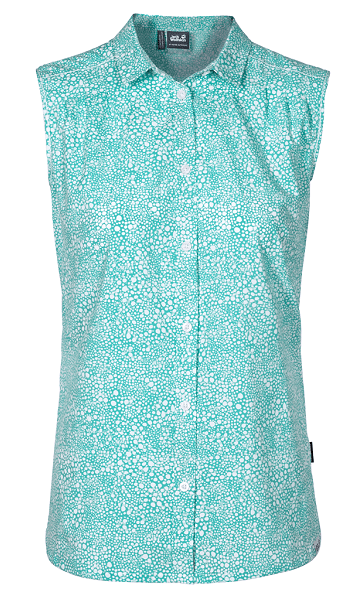 Jack Wolfskin Рубашка легкая женская Jack Wolfskin Wahia Print Sleeveless Shirt W