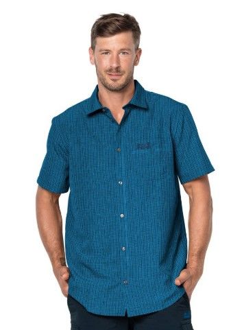 Jack Wolfskin Мужская летняя рубашка Jack Wolfskin EL DORADO SHIRT MEN