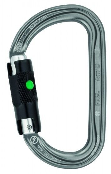 Petzl Асимметричный алюминиевый карабин Petzl Am'D Twist Lock