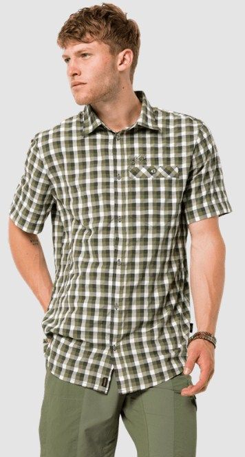 Jack Wolfskin Летняя мужская рубашка Jack Wolfskin Napo River Shirt