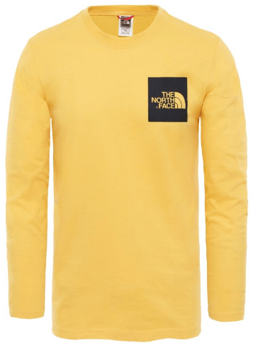 The North Face Футболка с логотипом на груди The North Face L/S Fine Tee