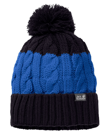 Jack Wolfskin Шапка вязаная для детей Jack Wolfskin Stormlock Pompom Beanie Kids