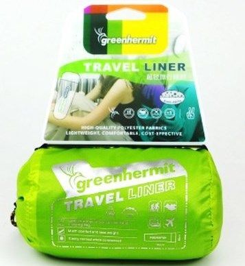 Green Hermit Практичный Вкладыш в спальный мешок Green Hermit Ultralight Travel Liner