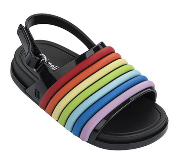 Melissa Пляжные сандалии Melissa Beach Slide Sandal Rainbow Bb