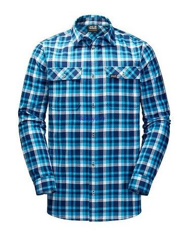 Jack Wolfskin Рубашка повседневная мужская Jack Wolfskin Bow Valley Shirt