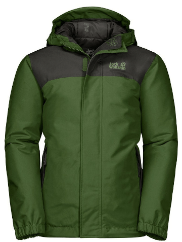 Jack Wolfskin Удобная куртка для мальчиков Jack Wolfskin B Kajak Printed Falls Jkt