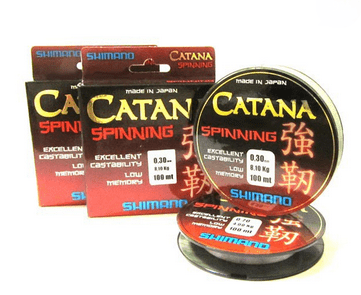 Shimano Леска прочная износоустойчивая м Shimano Catana Spinning 100