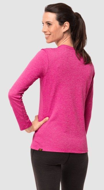 Jack Wolfskin Стильная кофточка для женщин Jack Wolfskin Sky Range Longsleeve W