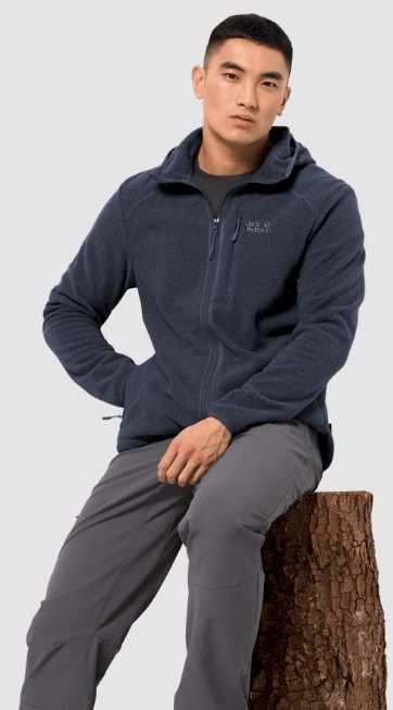 Jack Wolfskin Стильная куртка для мужчин Jack Wolfskin Skywind Hooded Jacket M