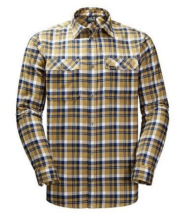 Jack Wolfskin Рубашка повседневная мужская Jack Wolfskin Bow Valley Shirt