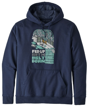 Patagonia Стильное худи Patagonia Fed Up With Melt Down Uprisal Hoody