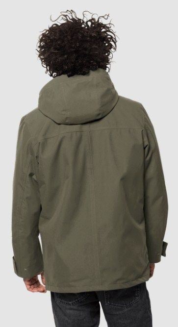 Jack Wolfskin Мужская ветронепроницаемая куртка 3-в-1 Jack Wolfskin Falster Bay Jacket M