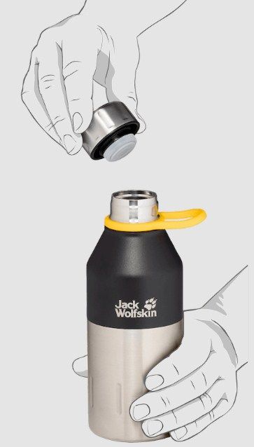 Jack Wolfskin Стальной термос Jack Wolfskin Kole 0.35