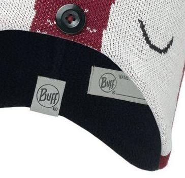 Buff Оригинальная шапка для детей Buff Child Knitted & Polar Hat Buff Fox Wine