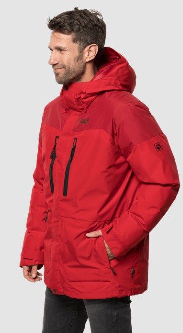 Jack Wolfskin Стильный пуховик Jack Wolfskin North Ice Parka M