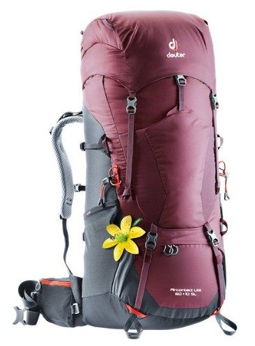 Deuter Рюкзак женский для горного туризма Deuter Aircontact Lite 60+10 SL