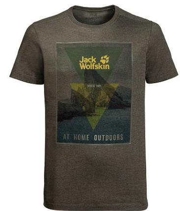 Jack Wolfskin Футболка для спорта Jack Wolfskin Mountain T