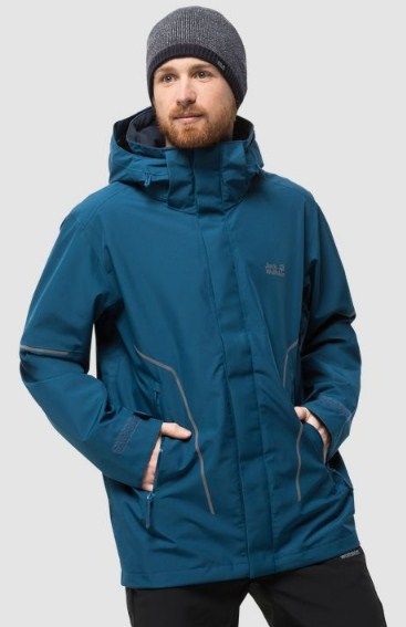 Jack Wolfskin Водонепроницаемая мужская куртка Jack Wolfskin Taiga Trail Jkt M