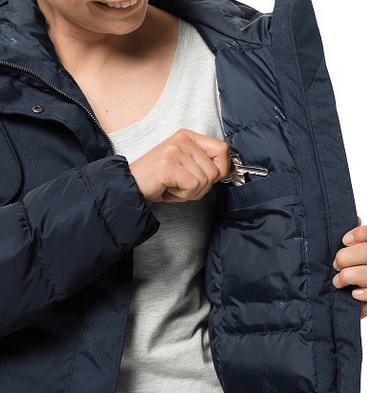 Jack Wolfskin Пуховик ветронепроницаемый Jack Wolfskin Temple hill jacket