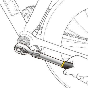 TOPEAK Качественная ручка трещотка Topeak 1/2 дюйма 1/2" Drive Extendebale Ratchet