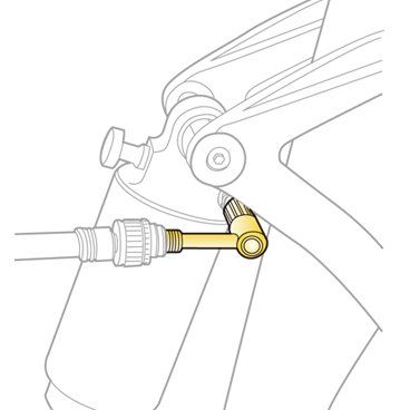 TOPEAK Удобный адаптер для насоса Topeak Pressure-Rite Schrader Valve Adapter