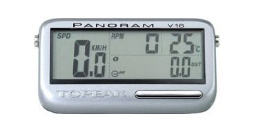 TOPEAK Стильный велокомпьютер беспроводные датчики скорости и каденса Topeak Panoram V16, 16 function