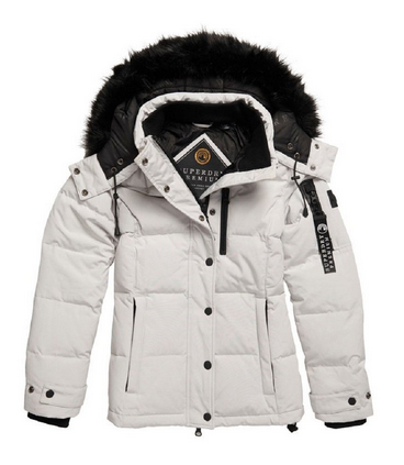 SuperDry Sport & Snow Эффектный женский пуховик Superdry Premium Down New Rescue Jacket