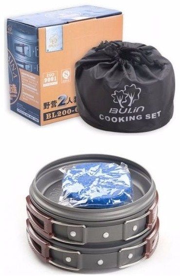 BULin Набор посуды туристический на персоны BULin 1-2 BL200-C3