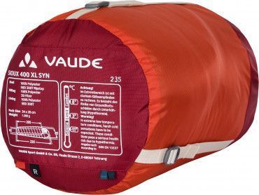 Vaude Двухсезонный спальник левосторонний VauDe Sioux 400 XL SYN (комфорт +3)