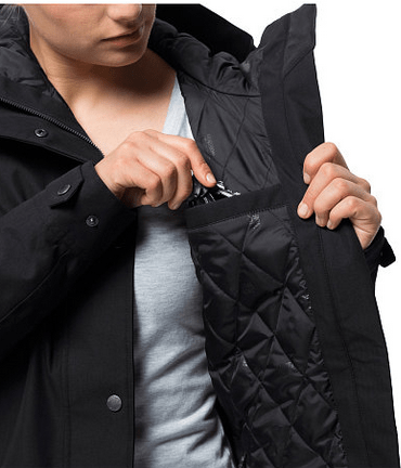 Jack Wolfskin Куртка женская городская Jack Wolfskin Mora Jacket