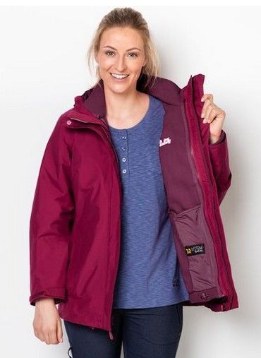 Jack Wolfskin Куртка трансформер женская Jack Wolfskin - Iceland 3in1 Women