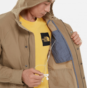 The North Face Куртка с удобным капюшоном The North Face Wax Canvas Utility