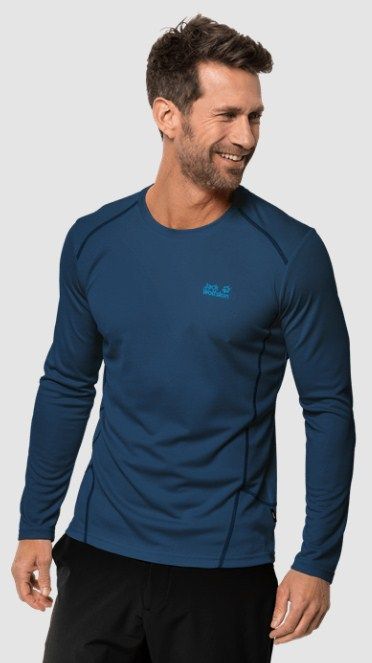 Jack Wolfskin Стильный лонгслив Jack Wolfskin Sky Range Longsleeve M