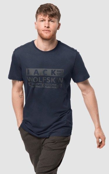 Jack Wolfskin Удобная футболка для мужчин Jack Wolfskin Brand T M