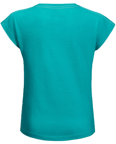 Jack Wolfskin Стильная футболка для девочек Jack Wolfskin Tropical t girls
