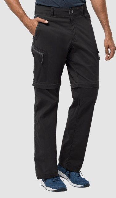 Jack Wolfskin Брюки универсальные мужские Jack Wolfskin ACTIVATE LIGHT ZIP OFF MEN