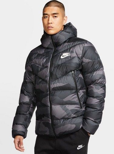 Nike Мужской пуховик Nike M NSW DWN FILL WR JKT HD AOP