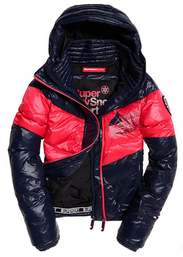 SuperDry Sport & Snow Куртка пуховик для девушек Superdry - Snow Terrain Down Puffer Jacket