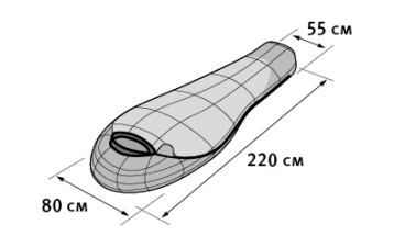 Alexika Спальник с правой молнией для летних восхождений Alexika Tibet (комфорт +5)