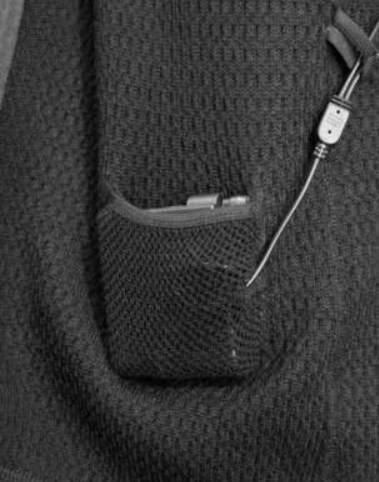 RedLaika Фуфайка шерстяная Redlaika Arctic Merino Wool RL-TM-04 (3 USB модуля, PowerBank в комплект не входит)
