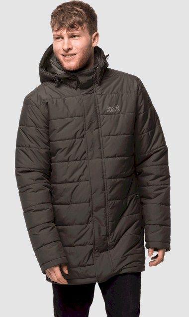 Jack Wolfskin Мужское ветронепроницаемое пальто Jack Wolfskin Svalbard Coat Men