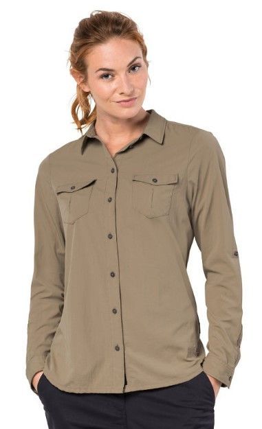 Jack Wolfskin Влагорегулирующая рубашка А Jack Wolfskin tacama Roll-Up Shirt W