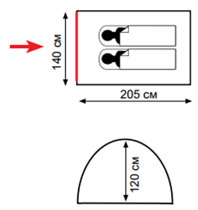 Totem Палатка для походов Totem Summer 2 (V2)