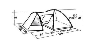 Easy Camp Палатка тоннель спортивная Easy camp - Eclipse 300