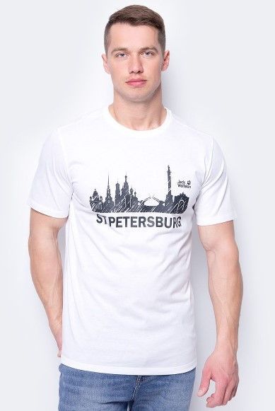 Jack Wolfskin Универсальная футболка Jack Wolfskin St Petersburg T Men