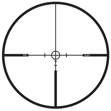 LEUPOLD Оптический охотничий прицел Leupold VX-HOG 1-4x20 Pig Plex